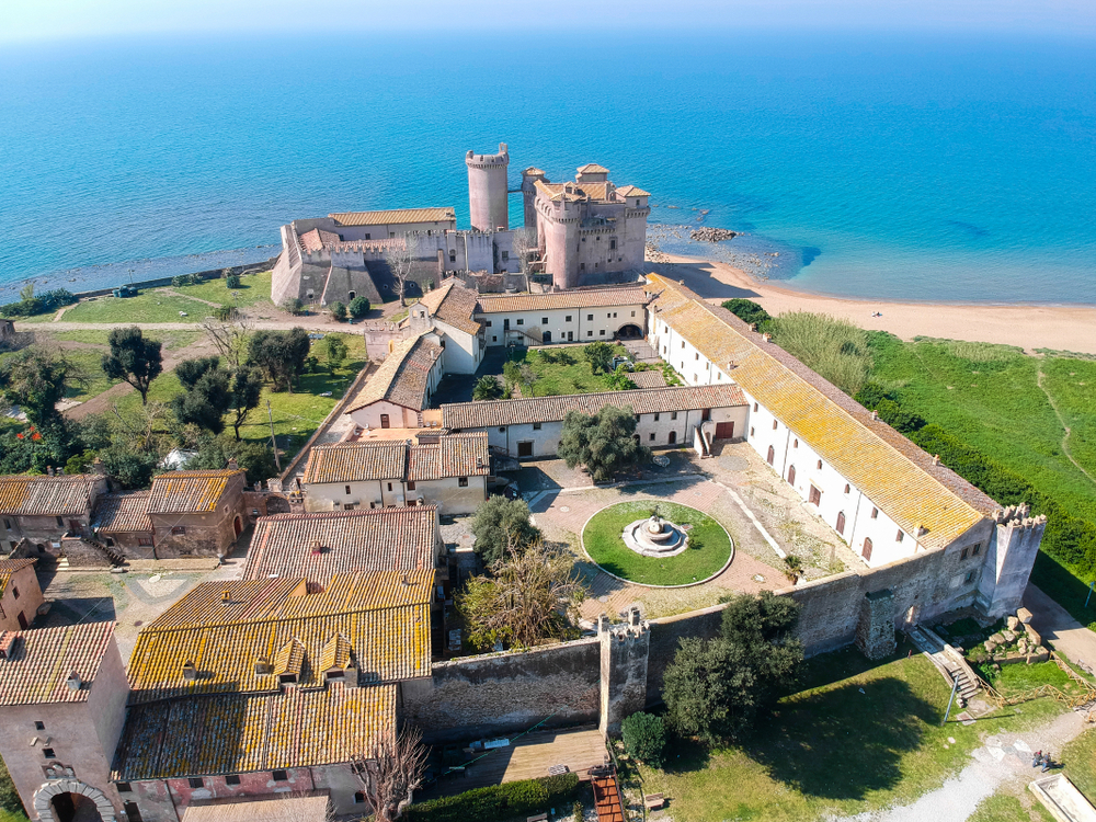 Château de Santa Severa: Billet d'entrée + Cartes postales Pemcards