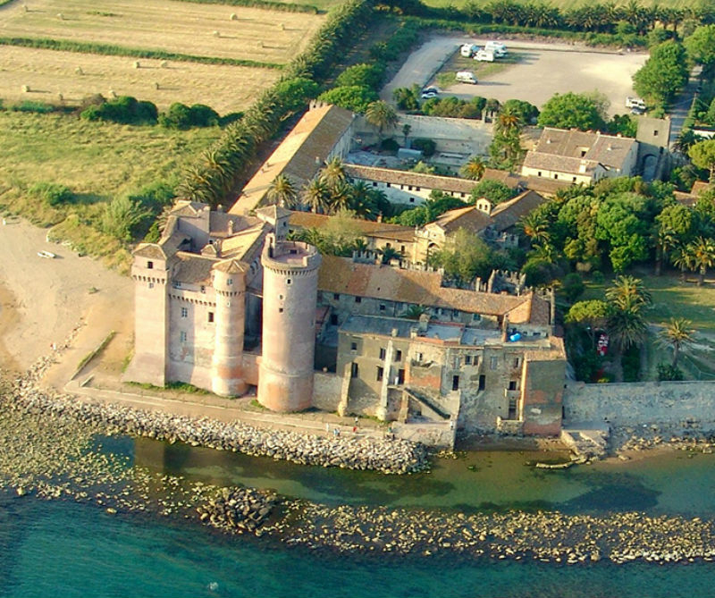 Château de Santa Severa: Billet d'entrée + Cartes postales Pemcards