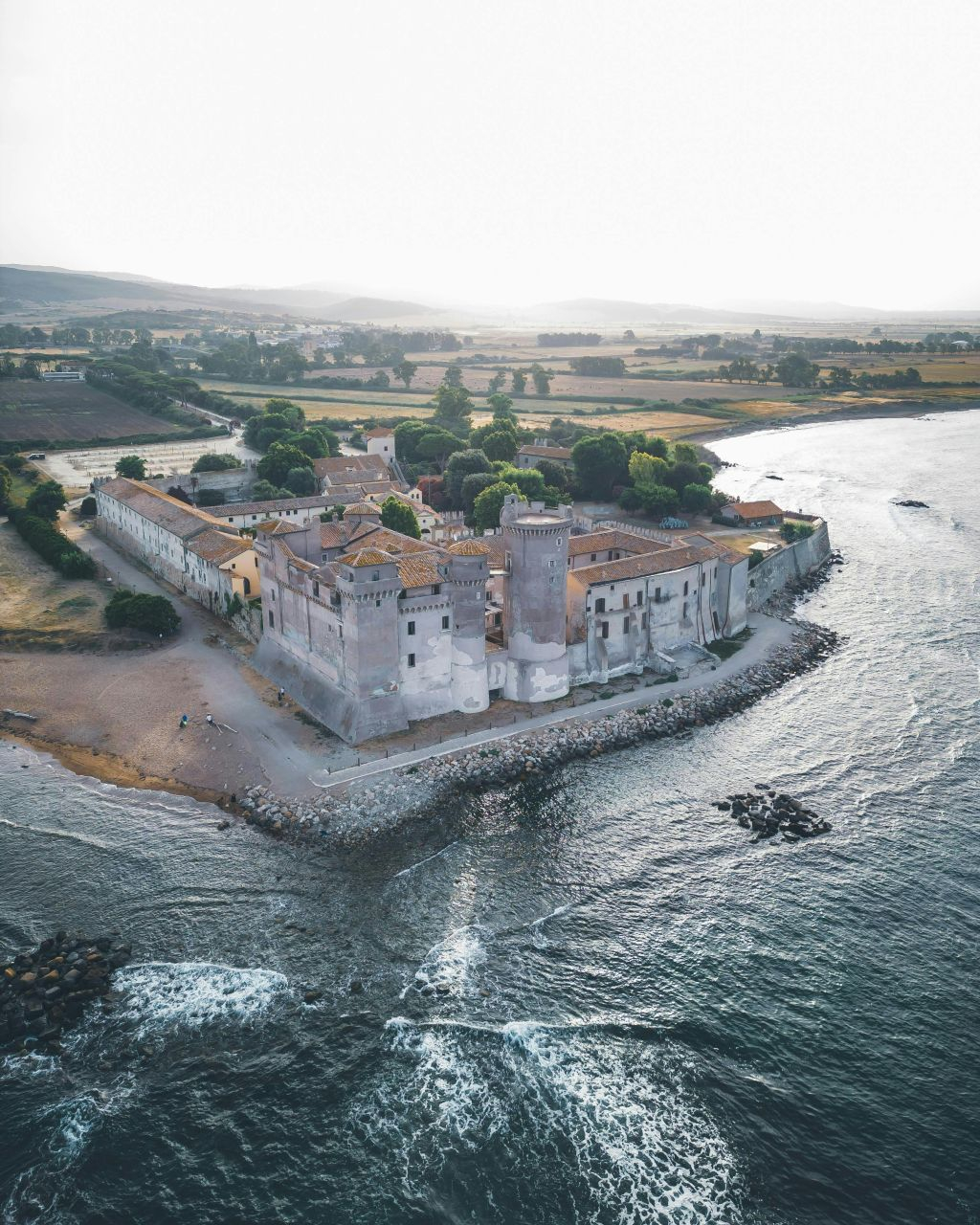 Château de Santa Severa: Billet d'entrée + Cartes postales Pemcards
