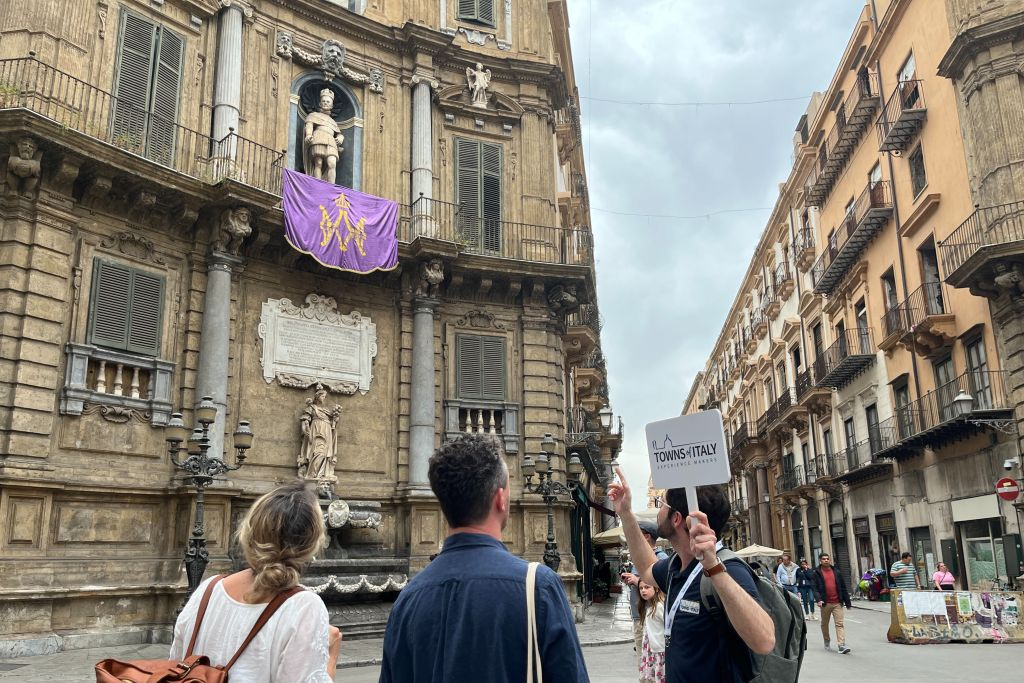 Palermo: tour guidato della città + accesso alla terrazza