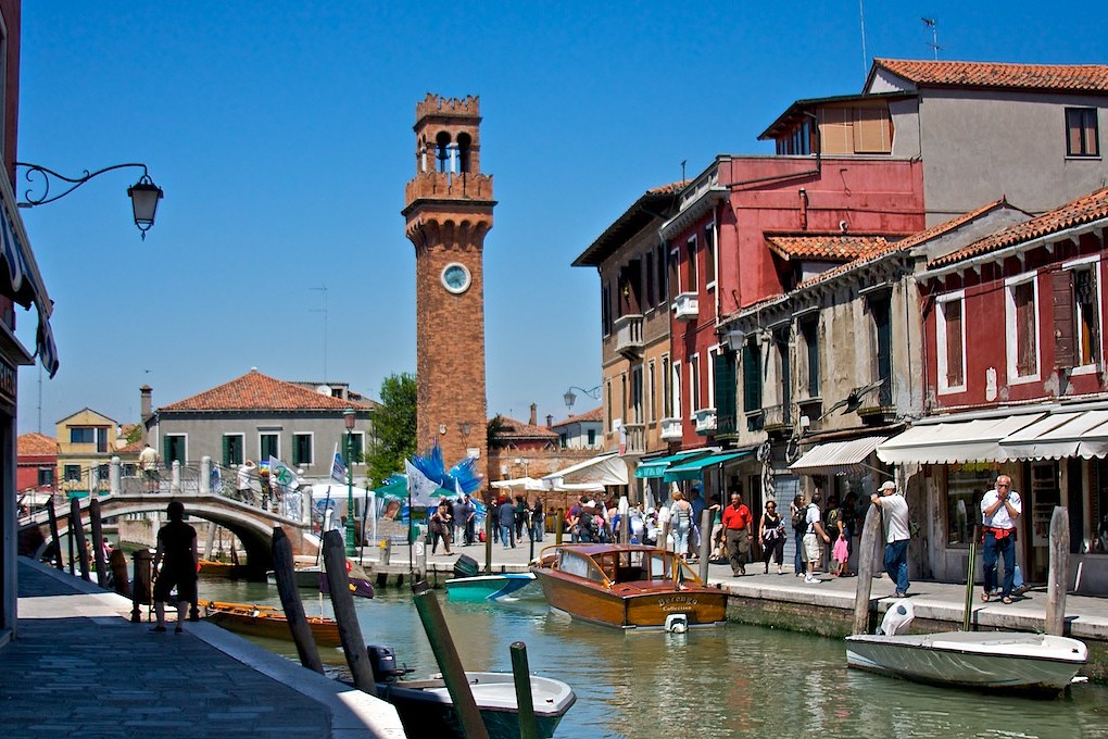 Murano Island: Glass-blowing demonstration + Walking Tour