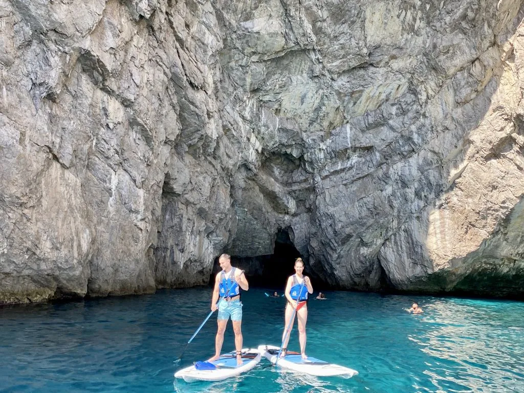 Stand Up Paddle Excursion in Capri: Caves and Beaches