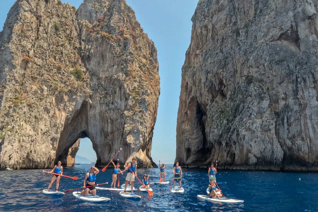 Stand Up Paddle Excursion in Capri: Caves and Beaches
