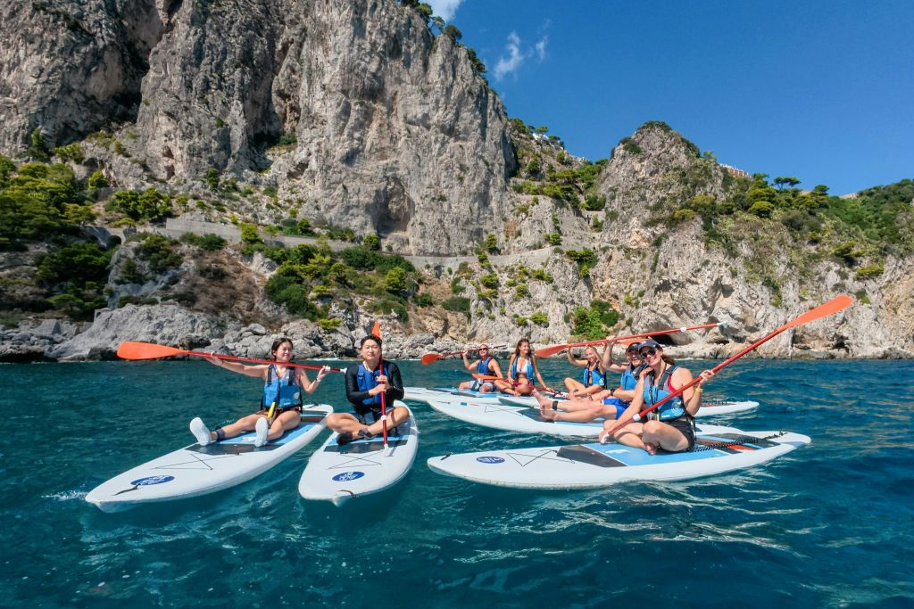 Stand Up Paddle Excursion in Capri: Caves and Beaches