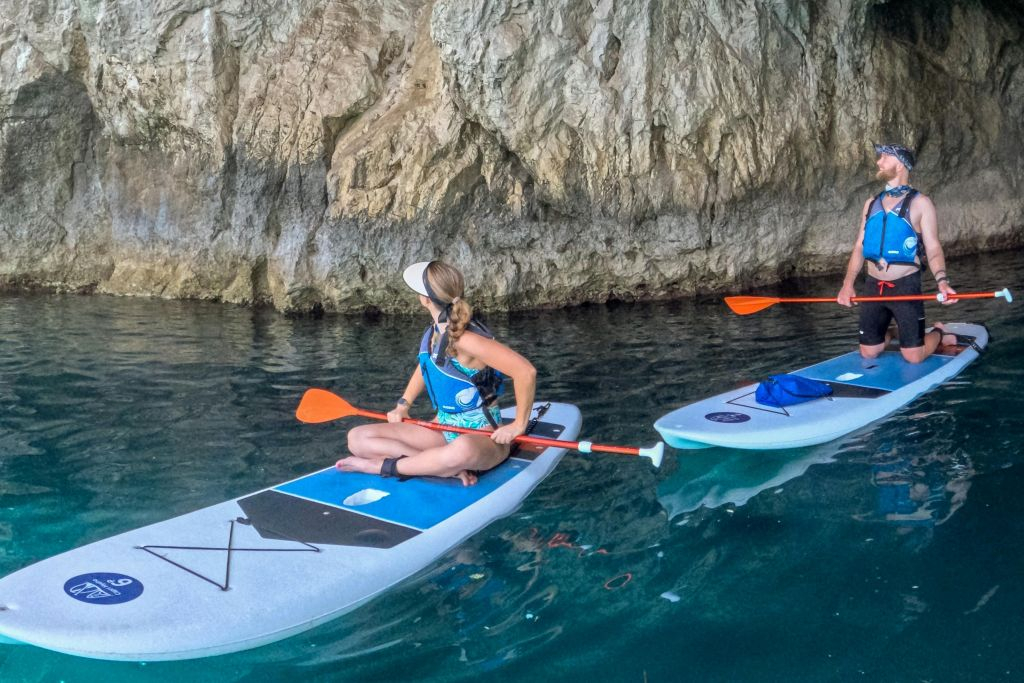 Stand Up Paddle Excursion in Capri: Caves and Beaches