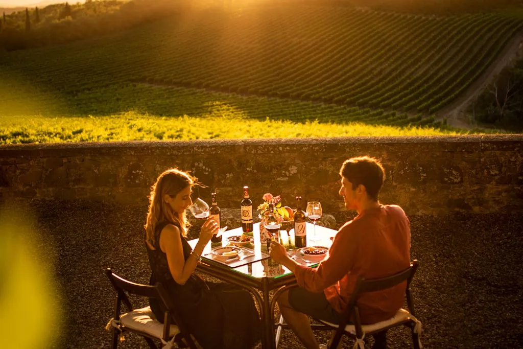 Siena: Mocenni Premium Wine, Oil and Food Tasting at Tuscany Vineyard