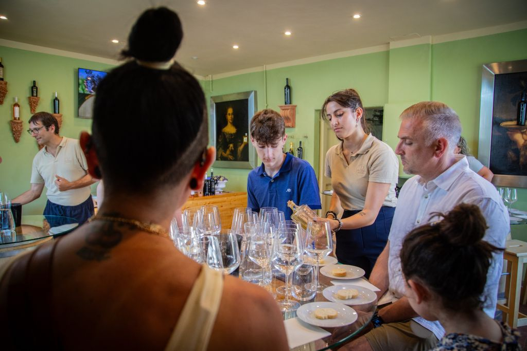 Experiência VIP de produção de vinho e jantar gourmet em uma vinícola boutique na Toscana