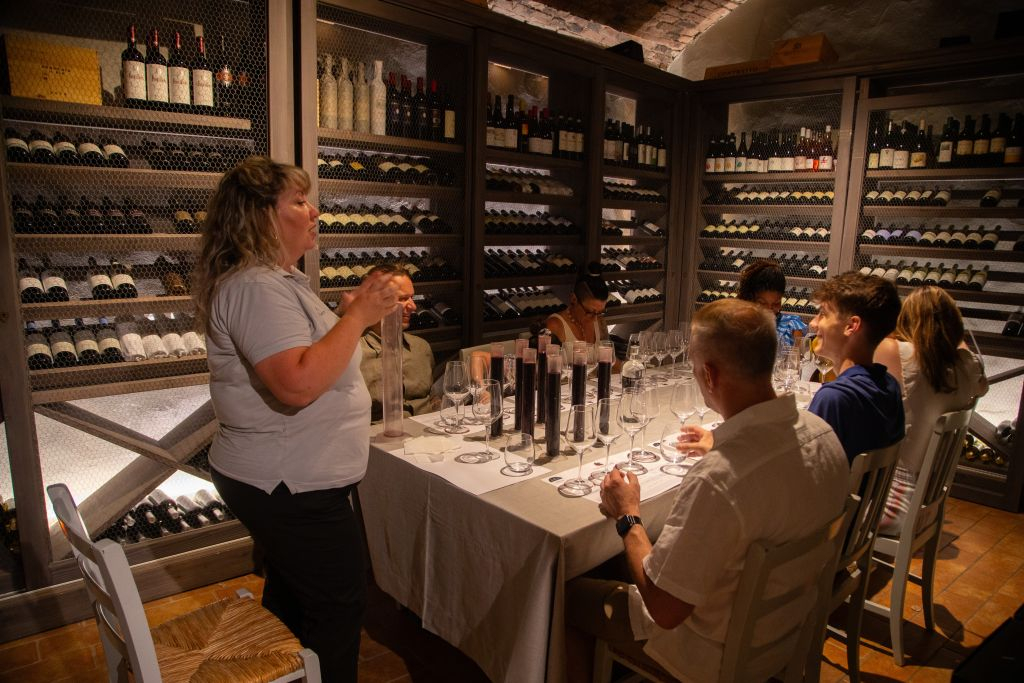 Experiência VIP de produção de vinho e jantar gourmet em uma vinícola boutique na Toscana