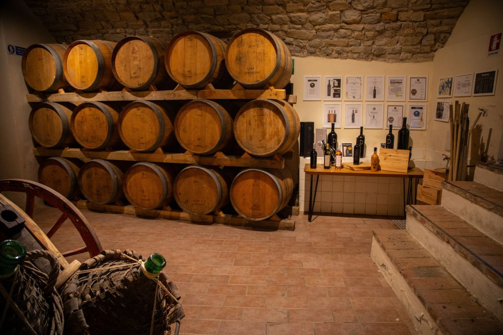 Experiência VIP de produção de vinho e jantar gourmet em uma vinícola boutique na Toscana