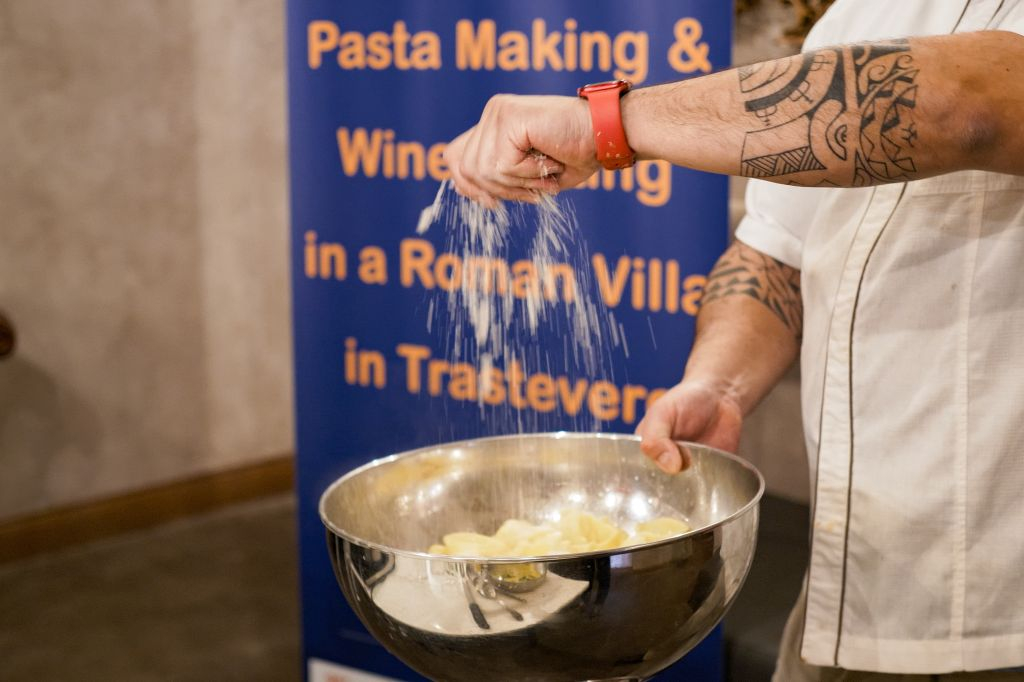 Rome: Pasta Making and Wine Tasting in Trastevere