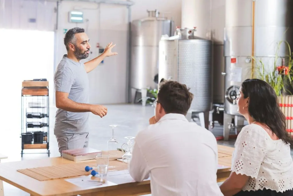 Degustazione di vini ad Alcamo, Sicilia