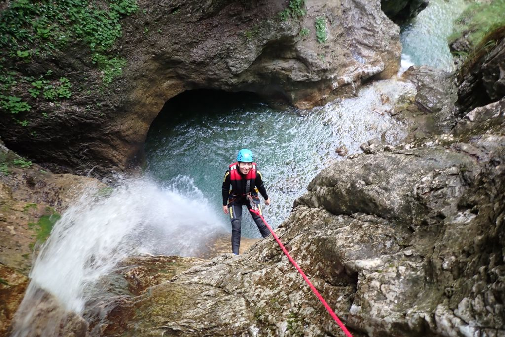 Canyoning sul fiume Nero
