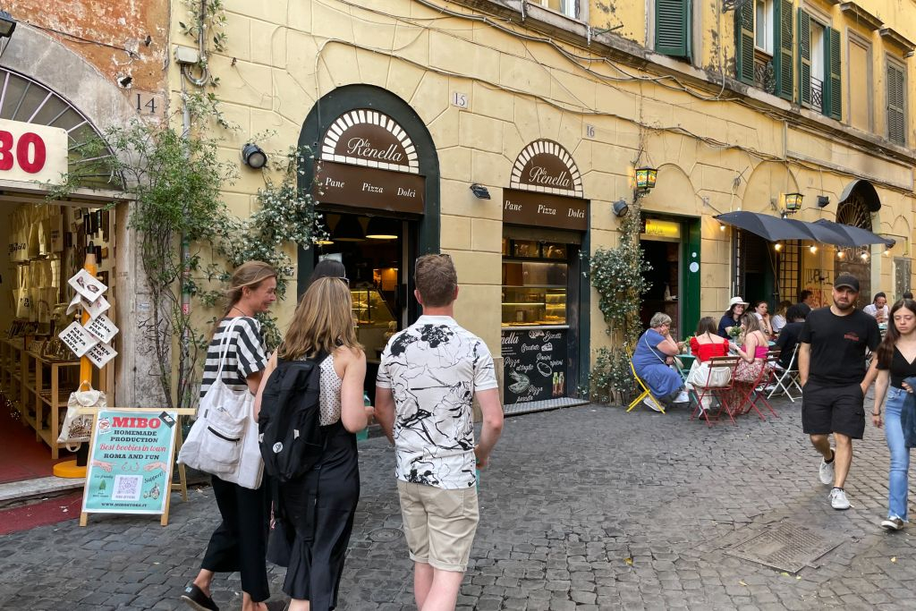 Roma: Degustações de alimentos + visita guiada ao Trastevere e ao gueto judeu
