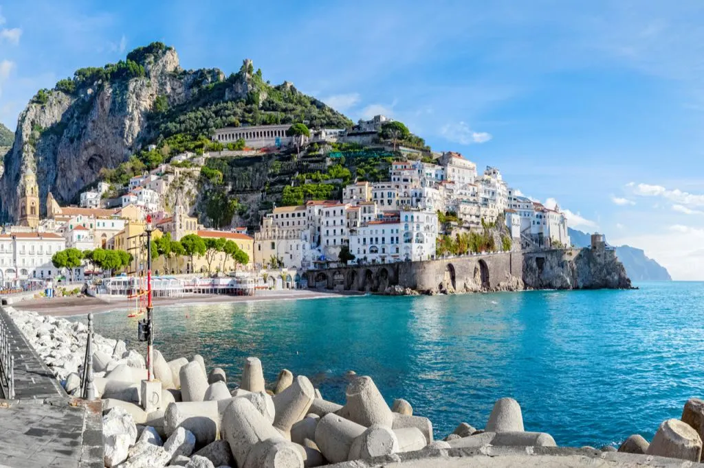 Amalfi & Positano: Boat Tour with Transfer From Pompeii