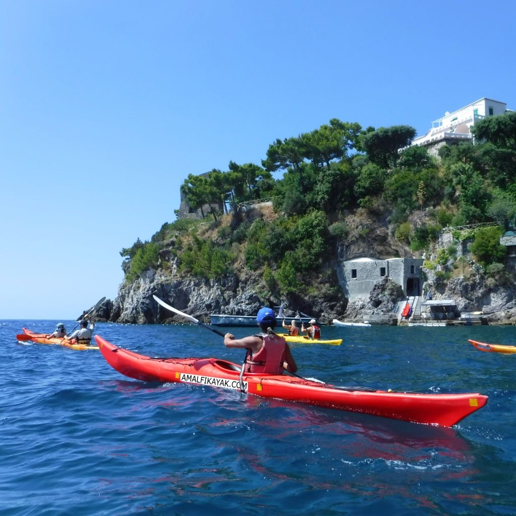 Excursion de 3 heures en kayak sur la côte amalfitaine