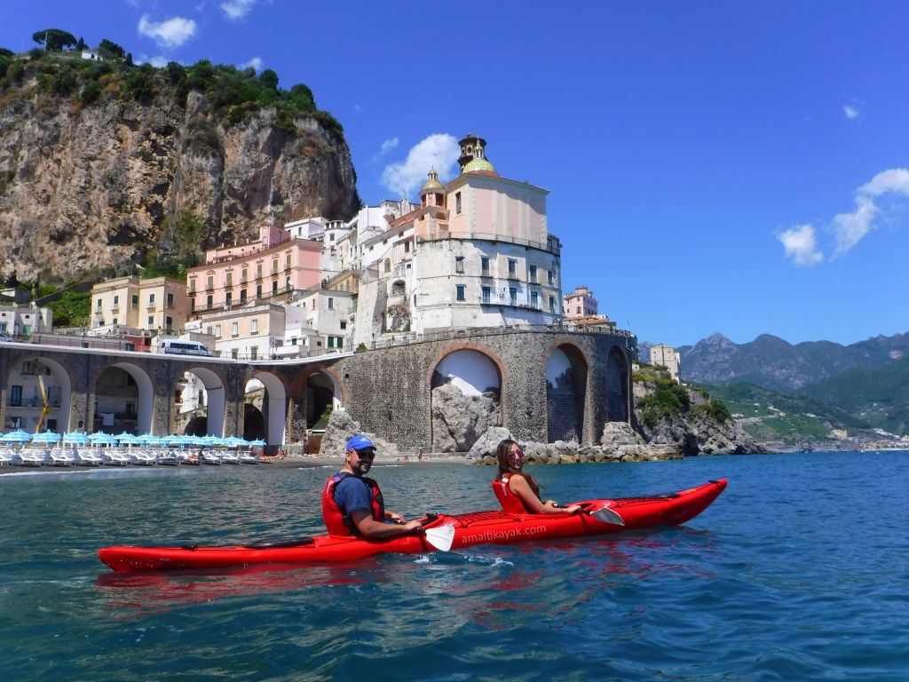 Excursion de 3 heures en kayak sur la côte amalfitaine