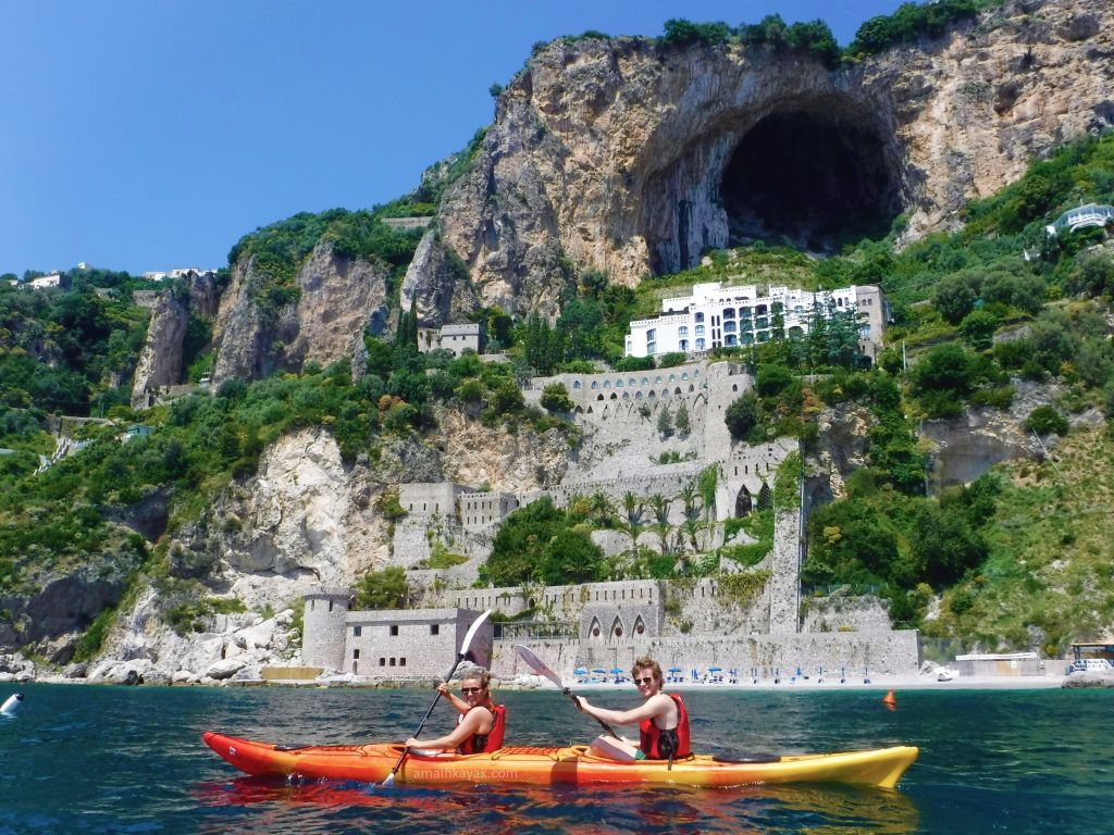 Excursion de 3 heures en kayak sur la côte amalfitaine