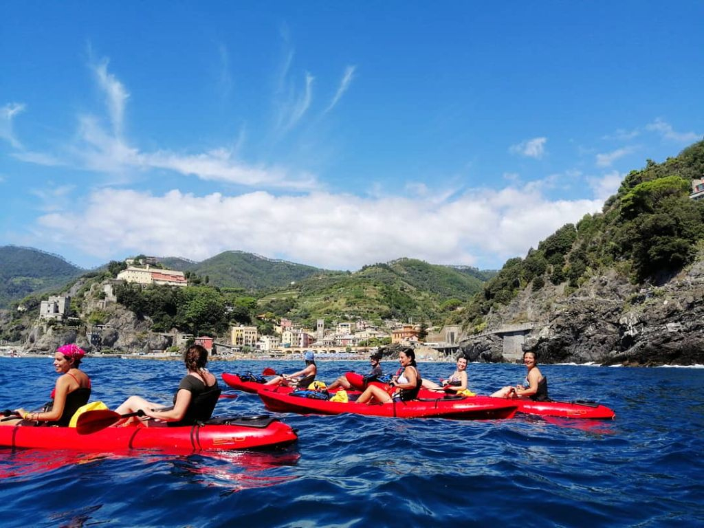 Excursion en kayak : Monterosso + Snorkeling