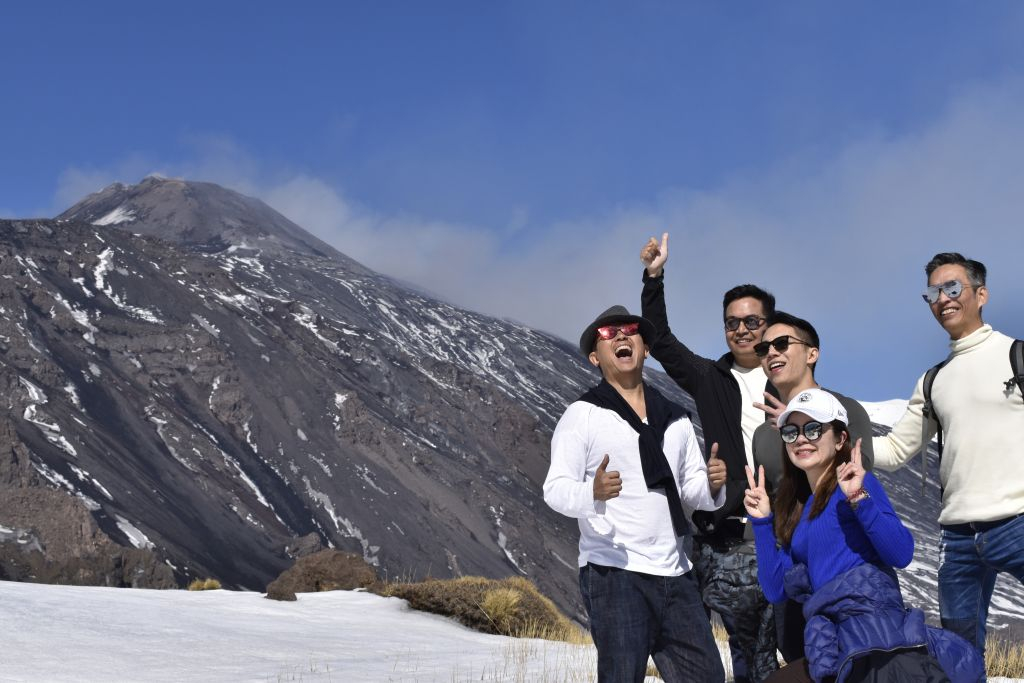 Monte Etna e caverna de fluxo de lava: Visita guiada