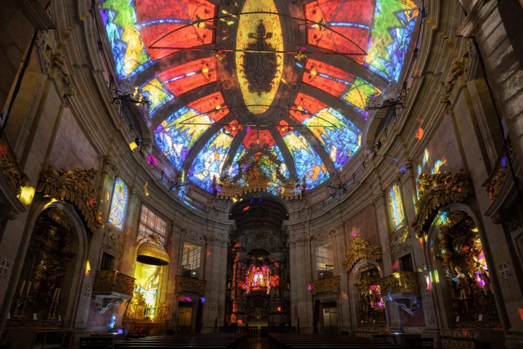 Spiritus Light Show at Clérigos Church