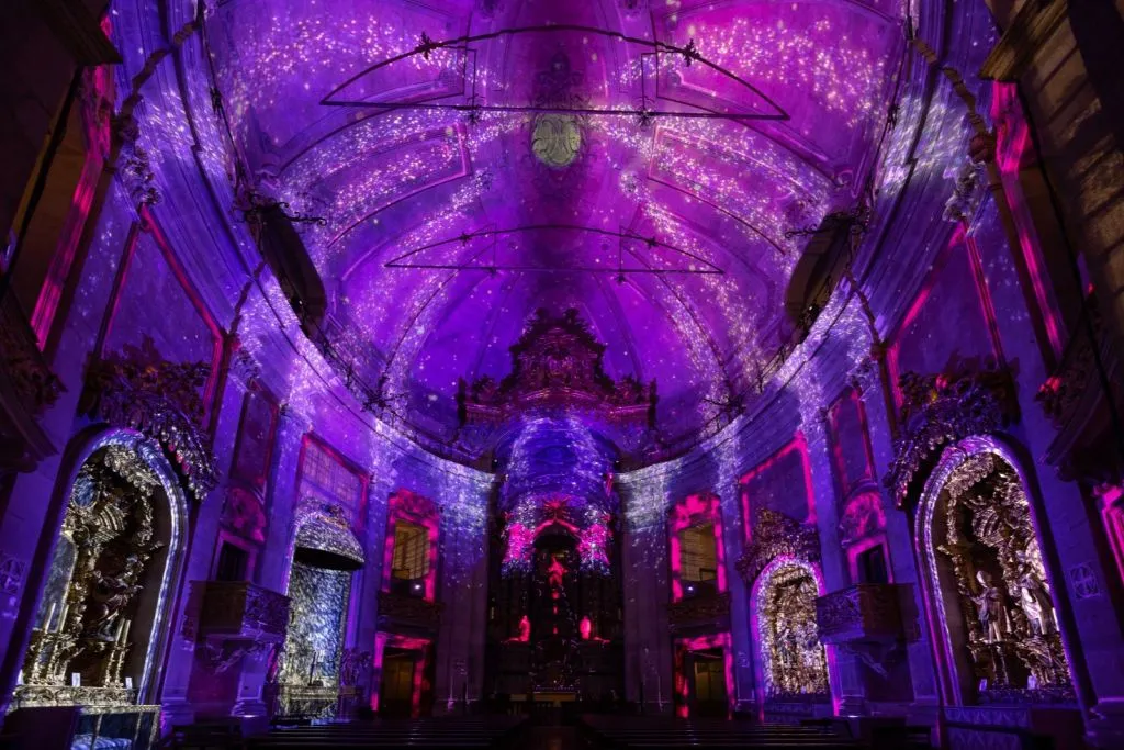 Spiritus Light Show at Clérigos Church