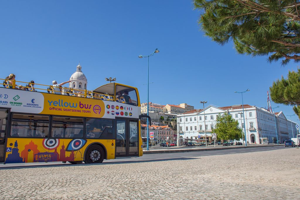 Yellow Bus Lisbonne : 24 ou 48h de visite en bus Hop-on Hop-off