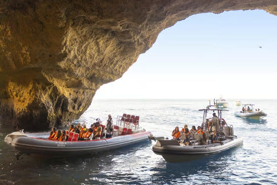 Benagil Caves: Sunset Boat Tour from Portimão
