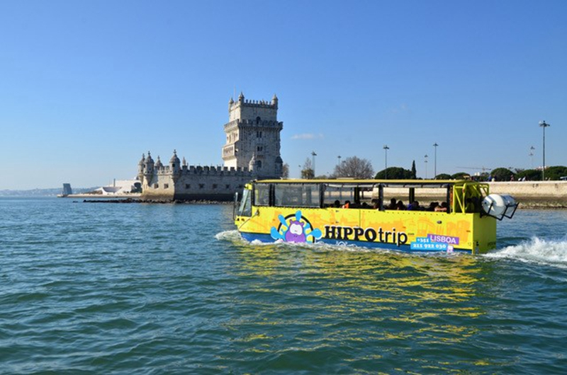 HIPPOtrip Lisbona - Tour in barca e autobus anfibio