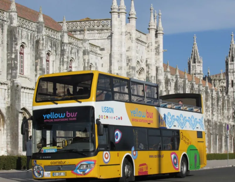 Yellow Bus Lisbon: 48-Hr Hop-on Hop-off Bus + River Cruise