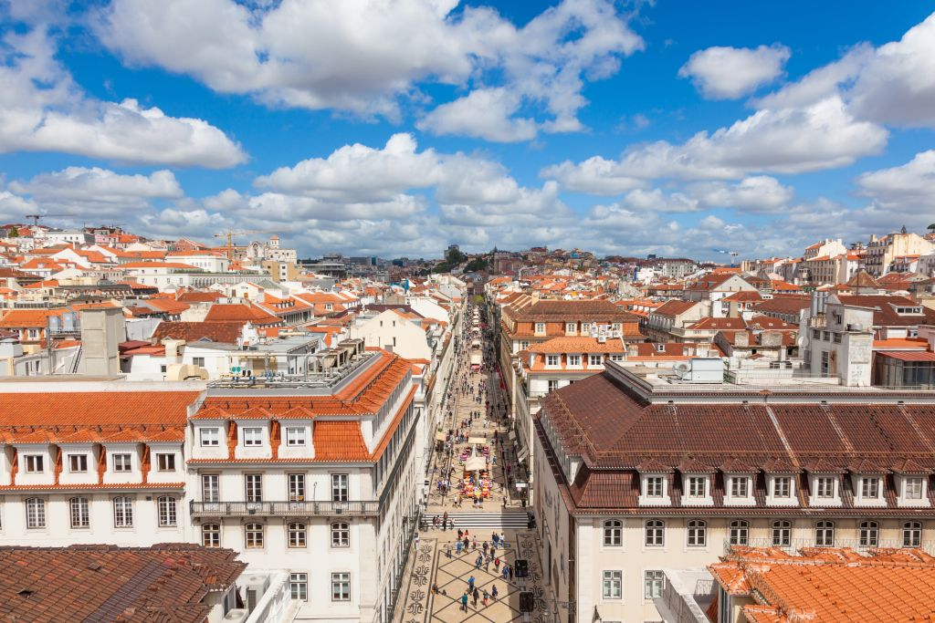 Rua Augusta Arch Viewpoint