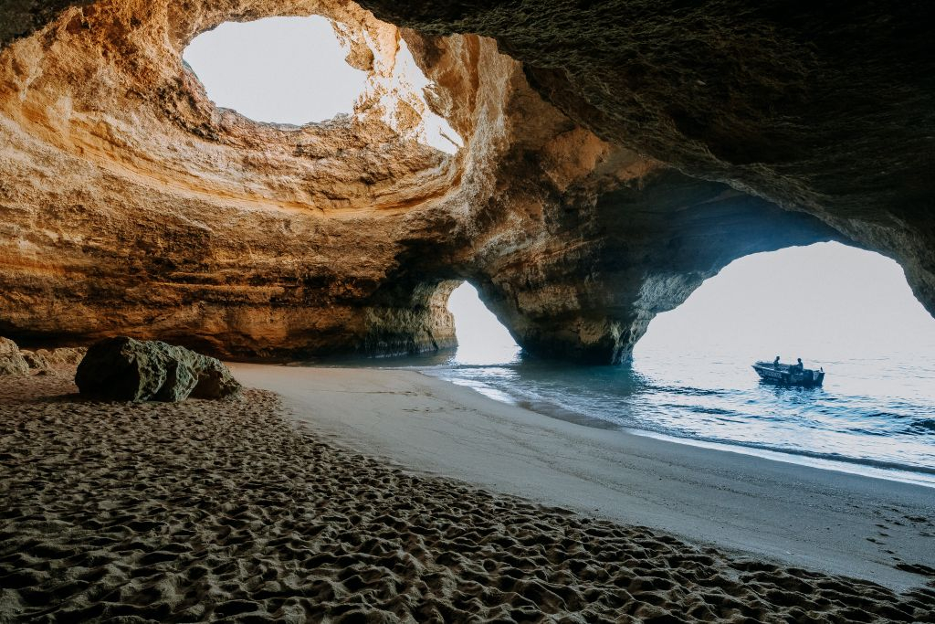 Grottes de Benagil : Excursion en bateau depuis Armação de Pêra