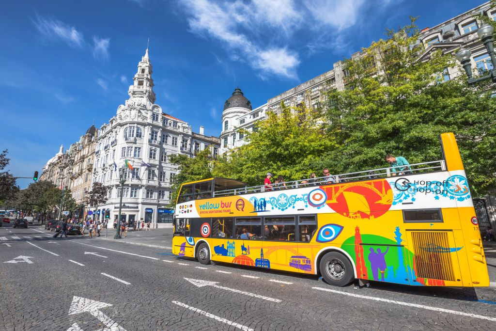 Porto: Yellow Bus Hop-on Hop-off Tour, River Cruise & Wine Cellar Visit