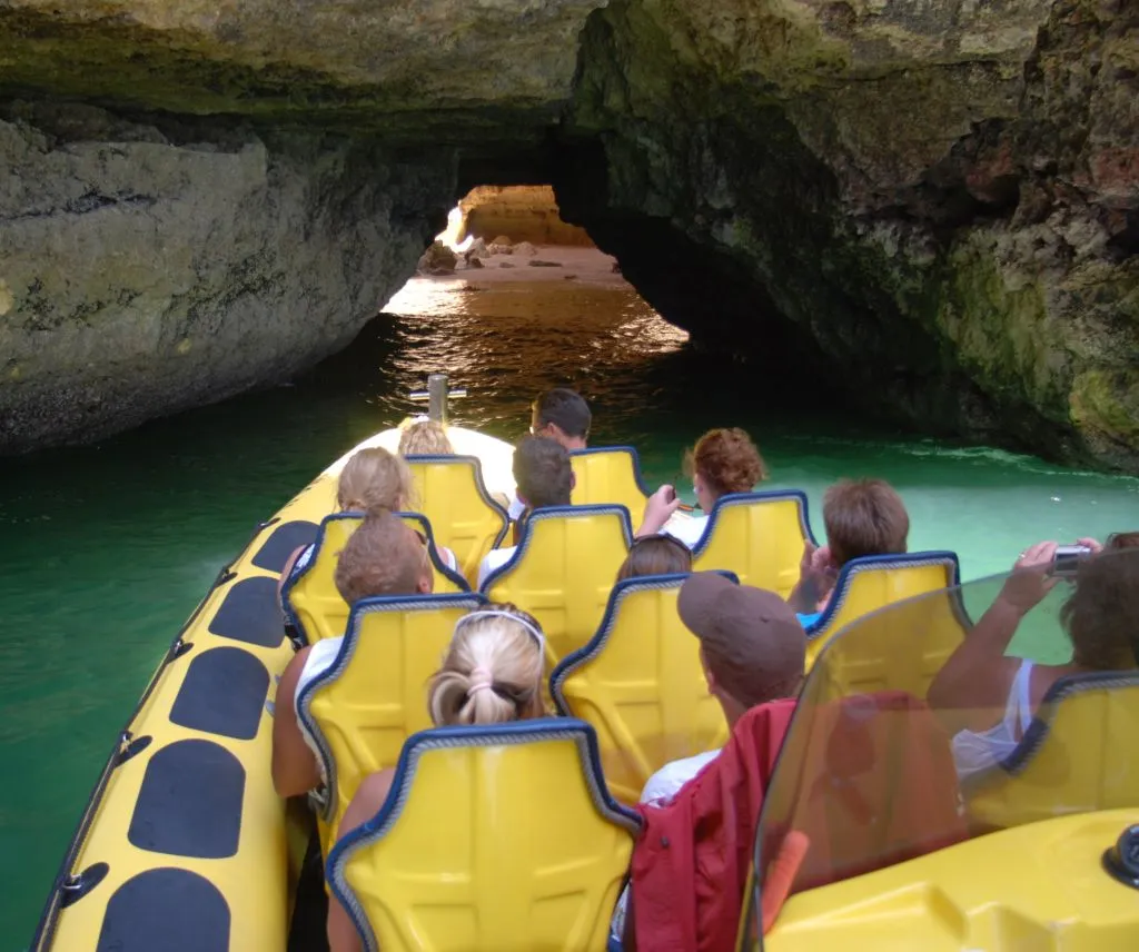 Caves and Dolphin Watching Cruise from Albufeira - Insónia (Semi-Rigid)
