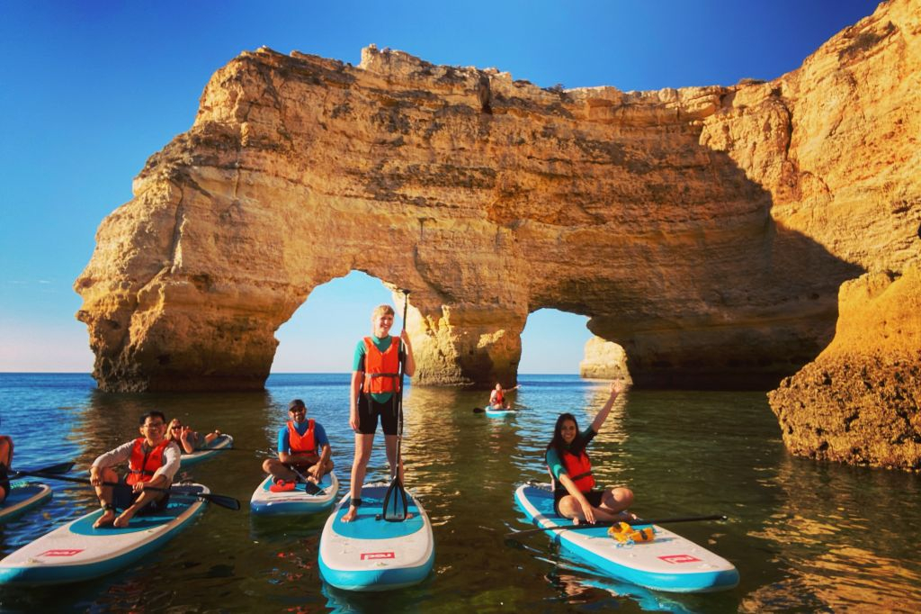 Benagil Cave: Sunrise Paddle from Benagil Beach