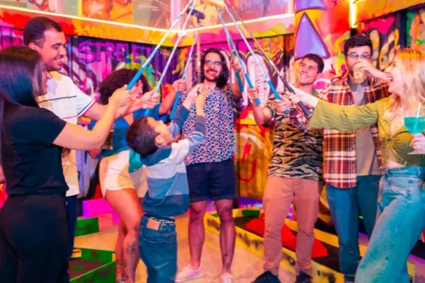Experiência de minigolfe indoor no Porto