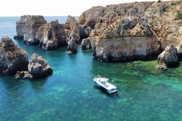 Grottes de Ponta da Piedade : excursion en bateau de 3 heures le long de la côte au départ de Lagos