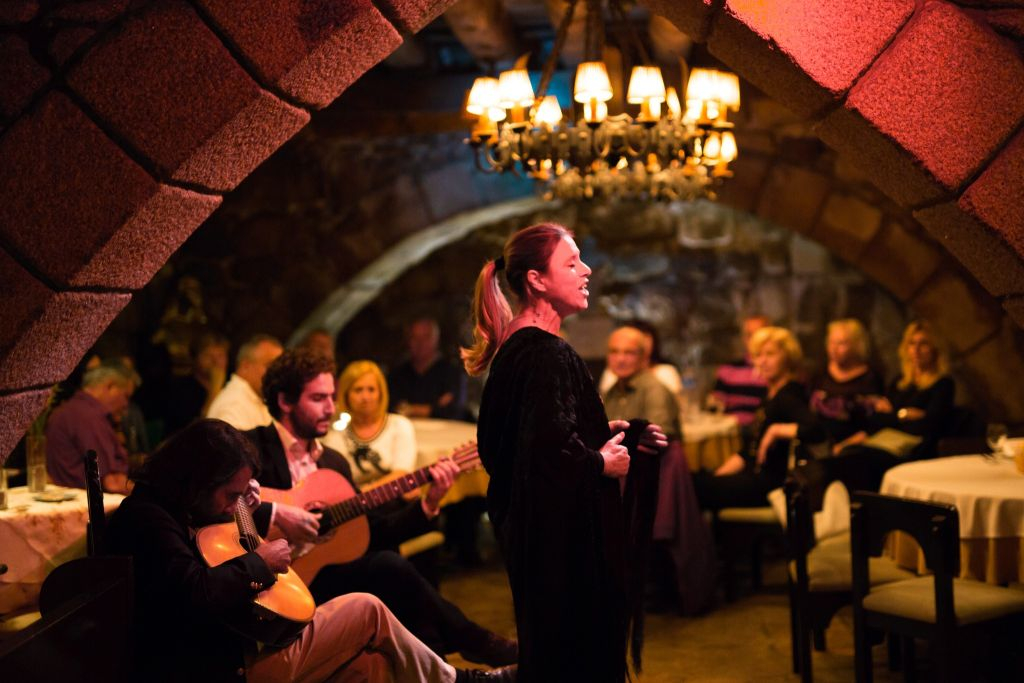 Lisbonne : Visite de la ville en soirée, dîner et spectacle de fado avec transport