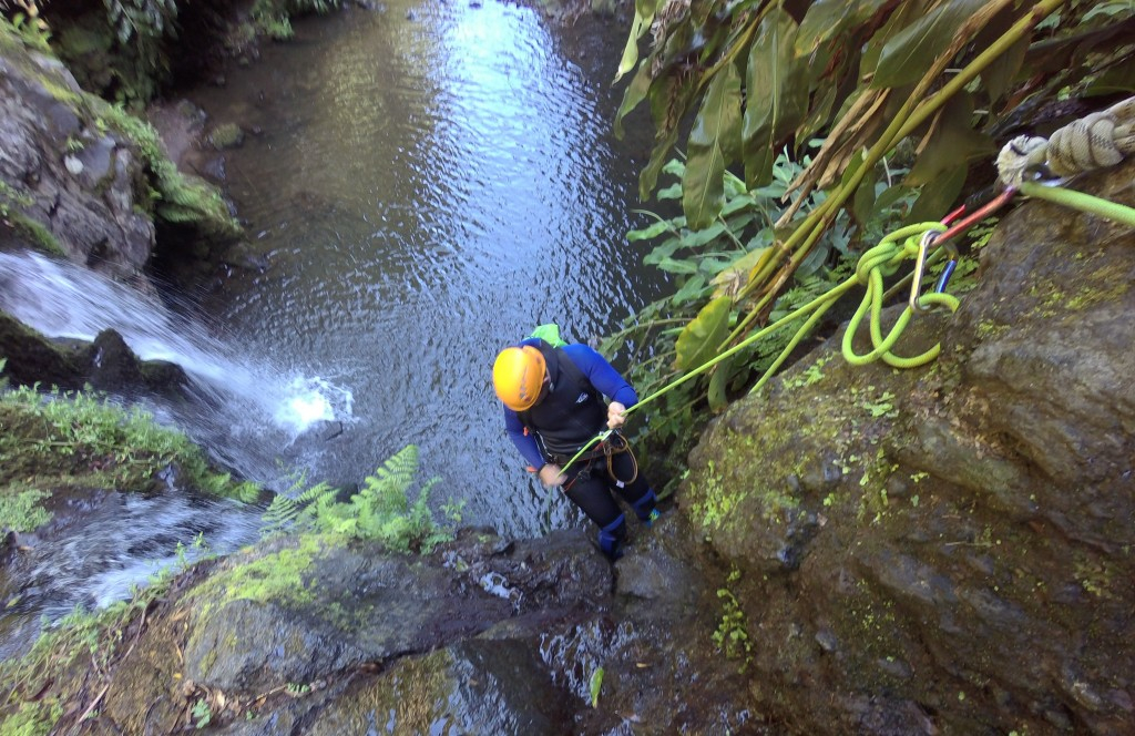 Canyoning na Ribeira dos Caldeirões