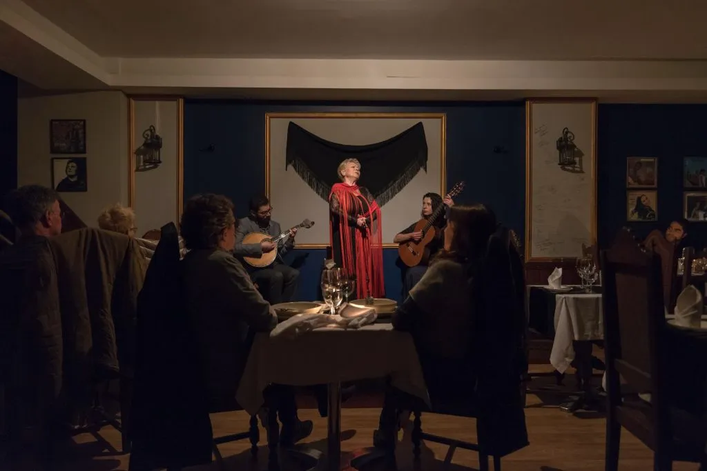 Porto: Guided Night Tour with Fado Show, Dinner and Transport