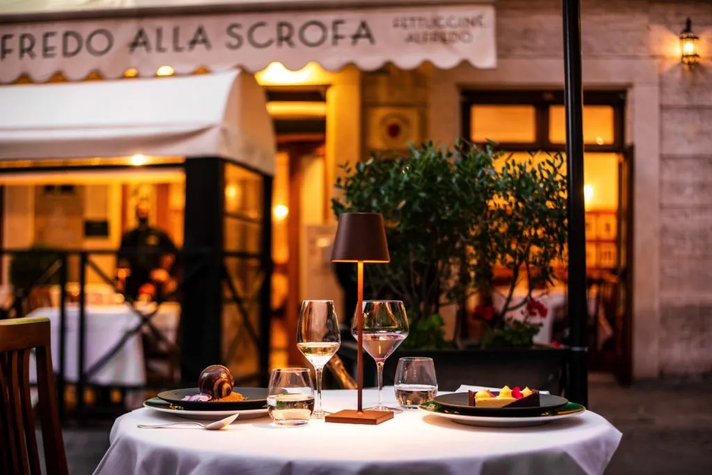 Alfredo alla Scrofa Restaurant: Menu with the Original Fettucine Alfredo