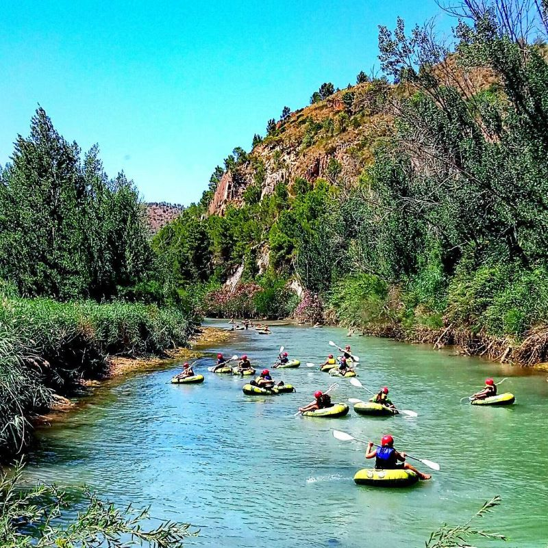 Descenso en Monorafting en Cofrentes