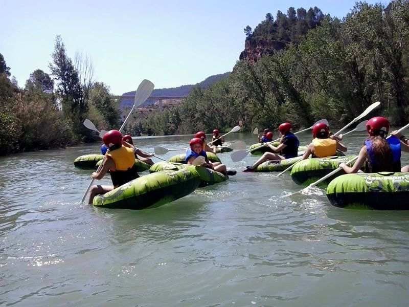 Descenso en Monorafting en Cofrentes