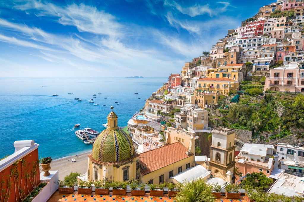 Amalfi and Positano: Boat Tour from Naples