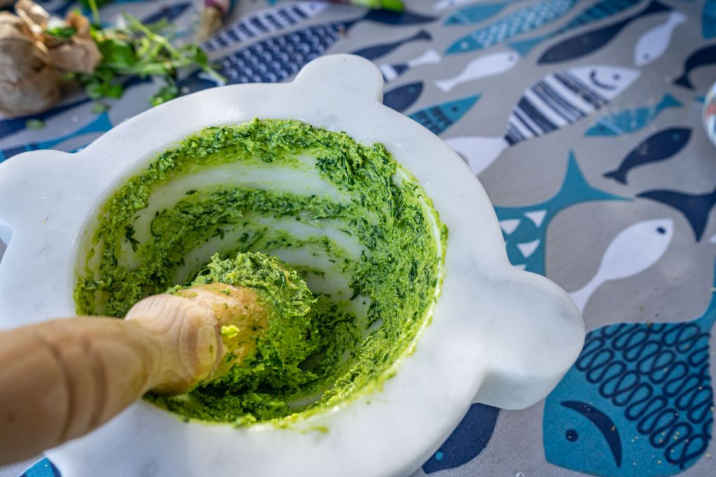 Riomaggiore: Corso di cucina sul pesto