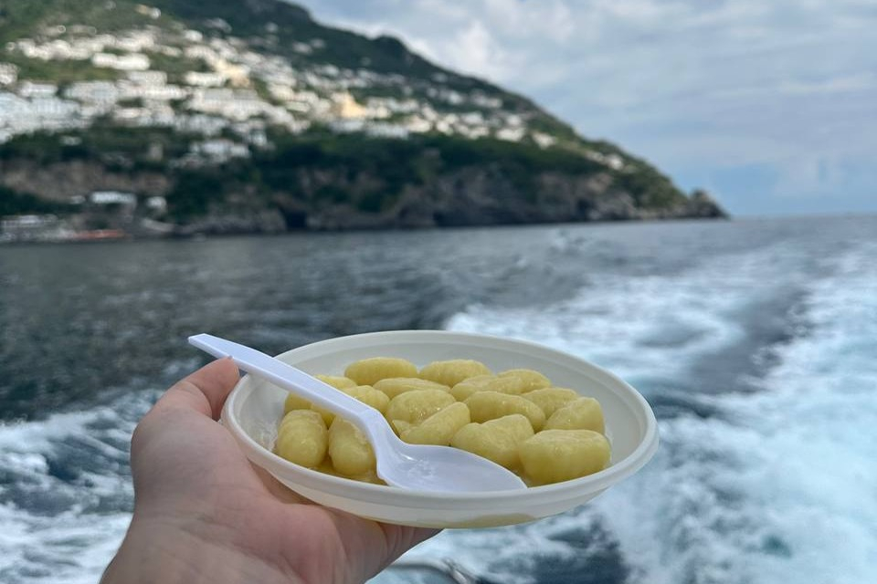 Amalfi Coast & Positano: Boat Tour with Aperitivo & Swim + Day Trip from Salerno