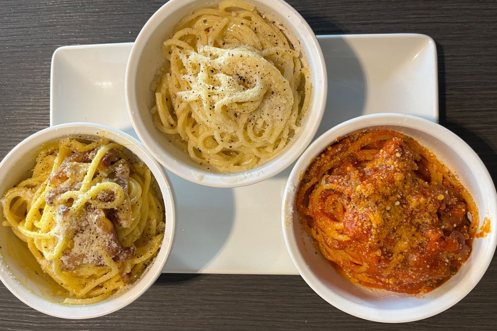 Roma: Jantar com Carbonara, Amatriciana, Cacio e Pepe + Degustação de vinhos