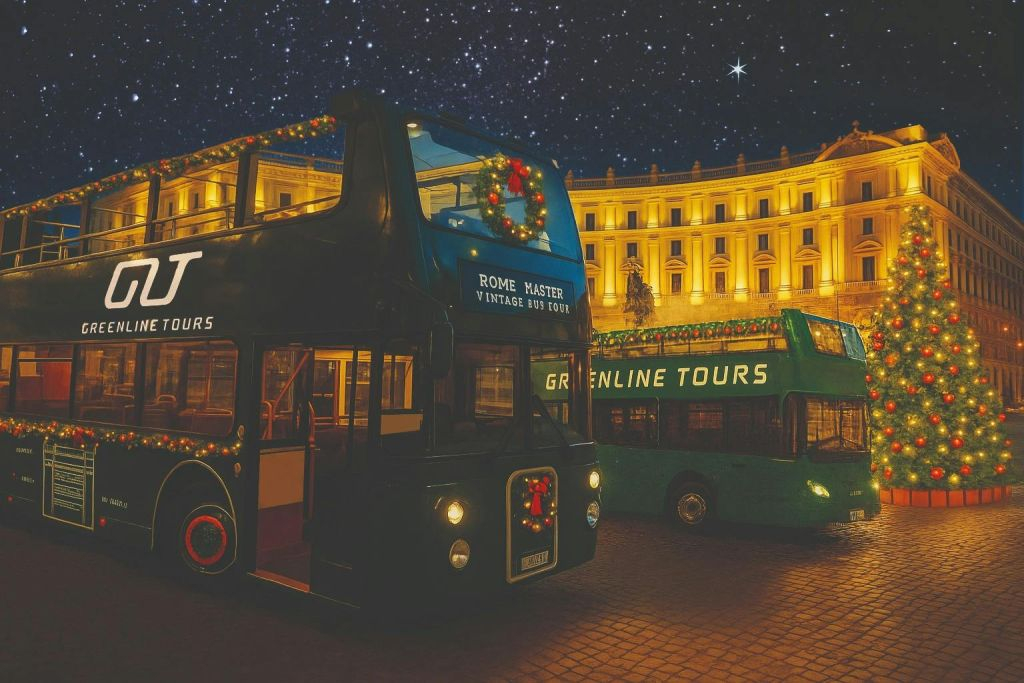 Green Line Tours Rome: Hop On Hop Off Bus By Night