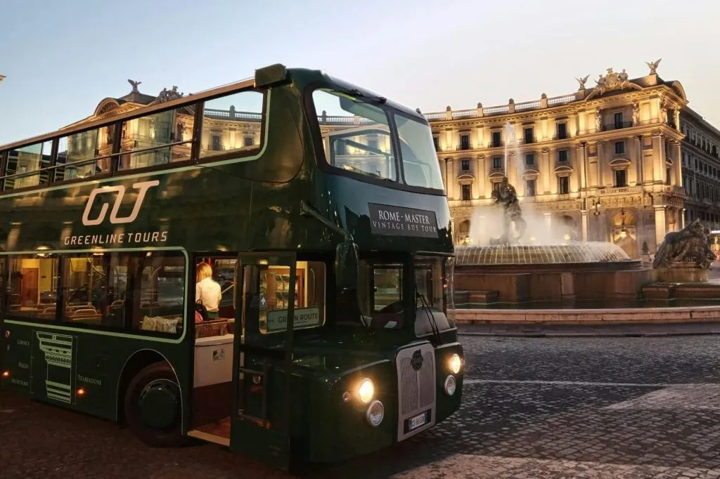 Green Line Tours Rome: Hop On Hop Off Bus By Night