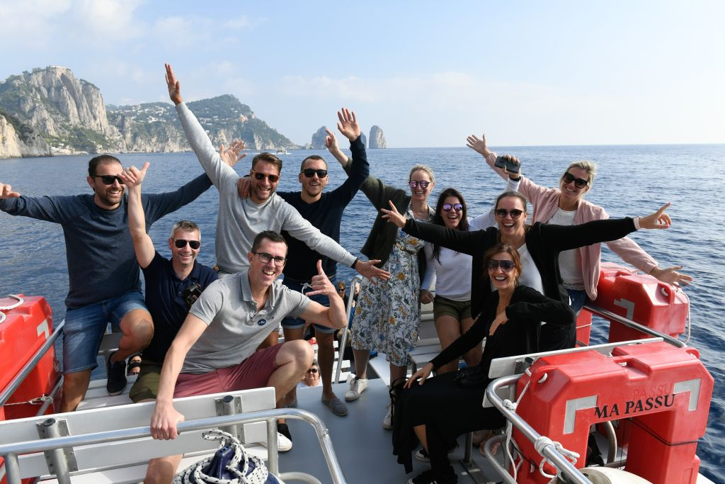 Capri: Boat Tour from Sorrento + Limoncello Tasting