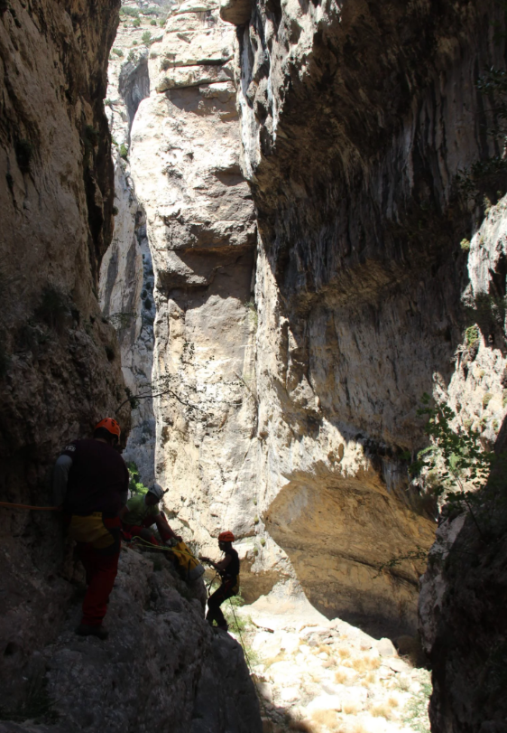 Actividades de aventura em Teruel - Canyoning seco em Aliaga